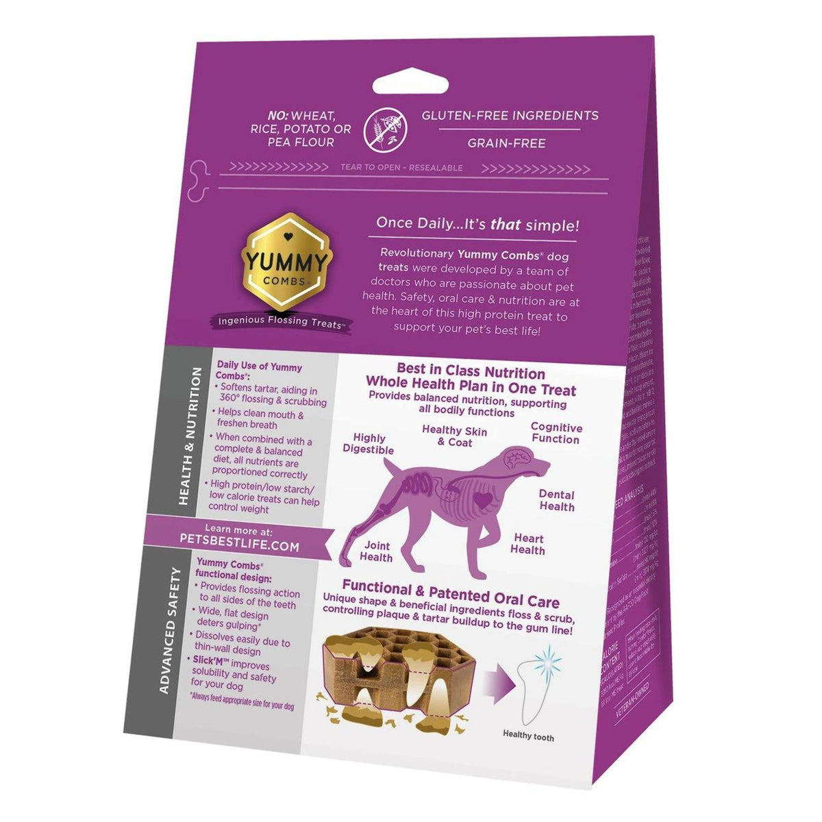 Yummy Combs Dog 12oz. Dental Medium
