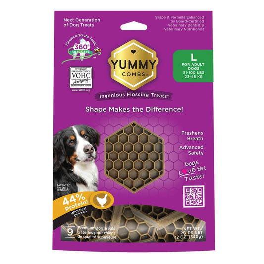 Yummy Combs Dog 12oz. Dental Large