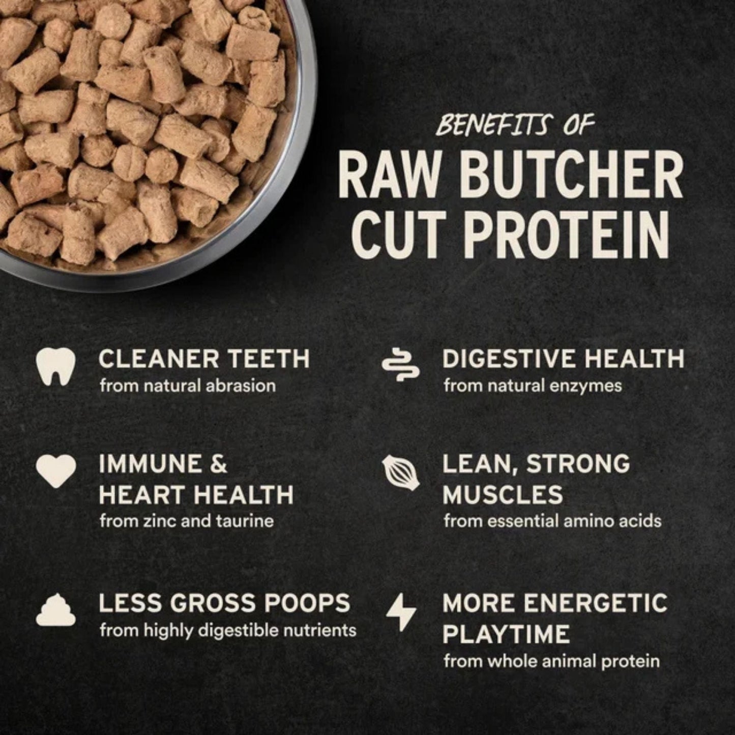Vital Essentials Dog Freeze-Dried Raw Grain Free Grain Free Lamb & Whitefish Entree & Mixer Dog Food Soft Nibs 3Lbs