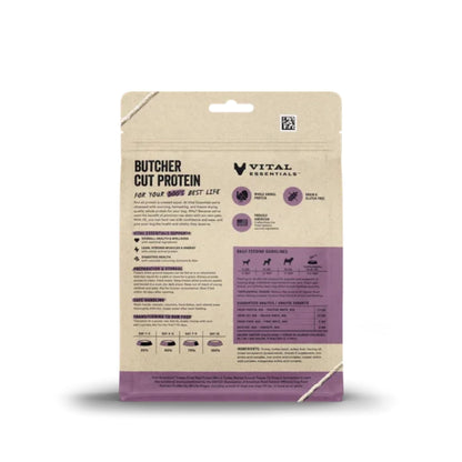 Vital Essentials Dog Freeze Dried Topper Ground Turkey 6oz.