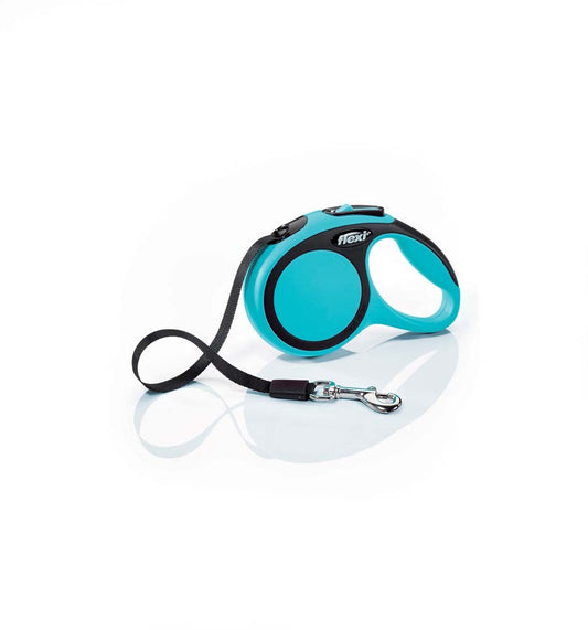Flexi Comfort Retractable Tape Dog Leash Blue 10 ft Extra-Small