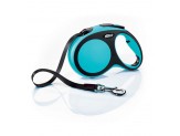 Flexi Comfort Retractable Tape Dog Leash Blue 16 ft Medium