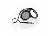 Flexi Comfort Retractable Tape Dog Leash Grey 16 ft Medium