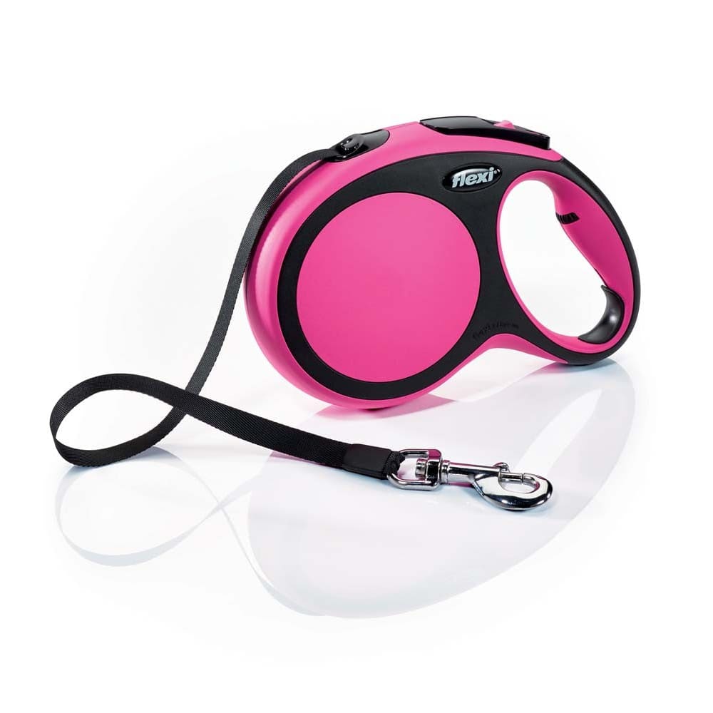 Flexi New Comfort Retractable Tape Dog Leash Pink 1ea/26 ft, LG, Up To 110 lb