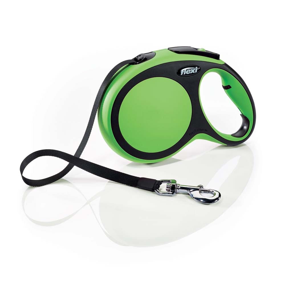 Flexi New Comfort Retractable Tape Dog Leash Green 1ea/26 ft, LG, Up To 110 lb