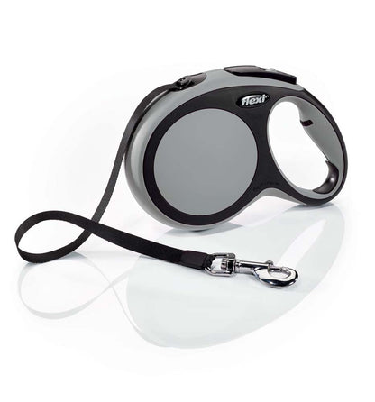 Flexi Comfort Retractable Tape Dog Leash Grey 26 ft Large