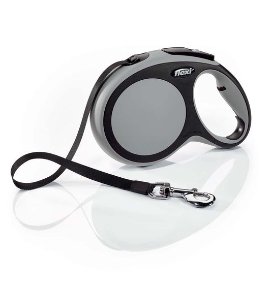 Flexi Comfort Retractable Tape Dog Leash Grey 26 ft Large