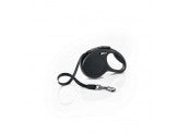 Flexi Classic Retractable Tape Dog Leash Black 10 ft Extra-Small