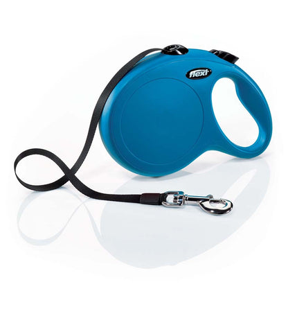 Flexi Classic Retractable Tape Dog Leash Blue 26 ft Large