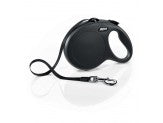 Flexi Classic Retractable Tape Dog Leash Black 26 ft Large