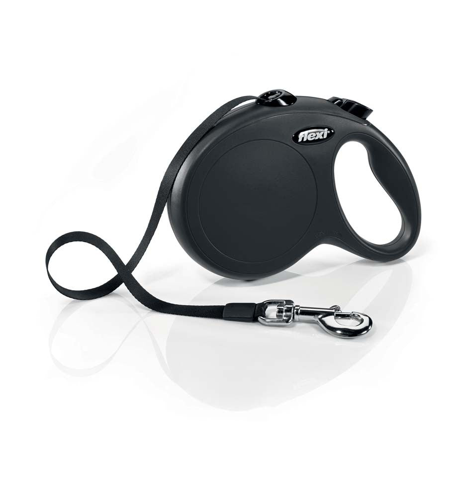 Flexi Classic Retractable Tape Dog Leash Blue 16 ft Large