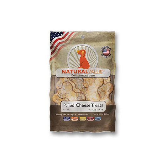 Loving Pets Natural Value Puffed Chips Dog Treats Cheese 1ea/1.25 oz