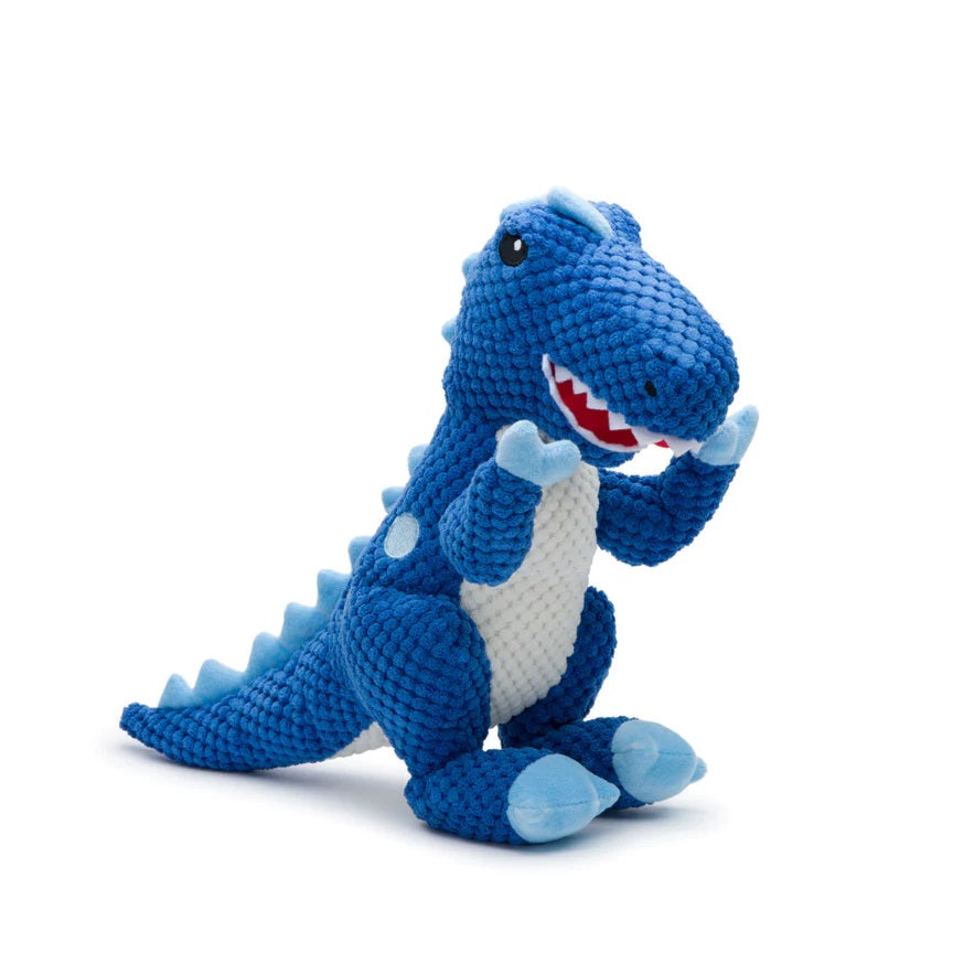 Fabdog Dog Floppy T-Rex Dinosaur Blue Small Default Title