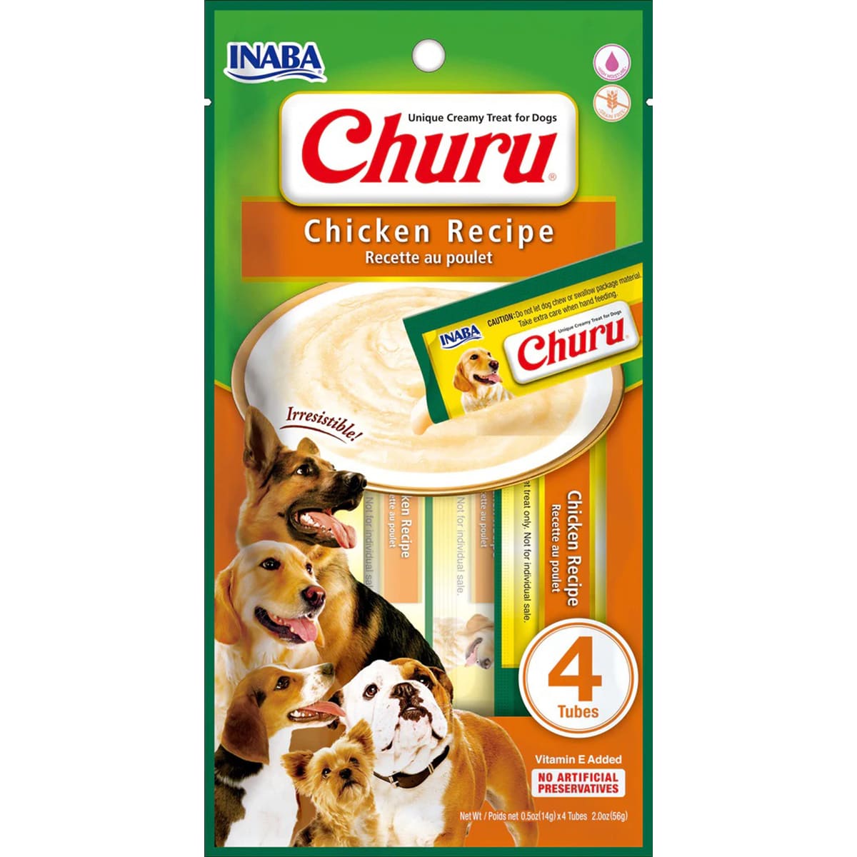 Inaba Dog Churu Tubes Chicken 2oz. (6 Count)