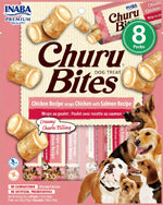 Inaba Dog Churu Bite Chken Salmon Wraps 6Ct-3.36Oz