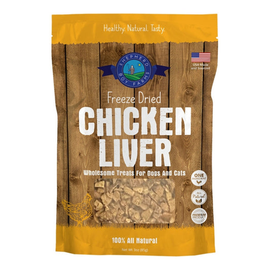 Shepherd Boy Farms Dog & Cat Freeze-Dried Chicken Liver