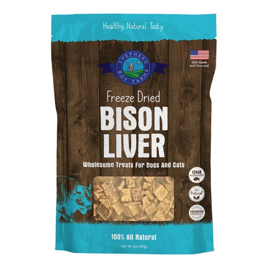 Shepherd Boy Farms Dog & Cat Freeze-Dried Bison Liver
