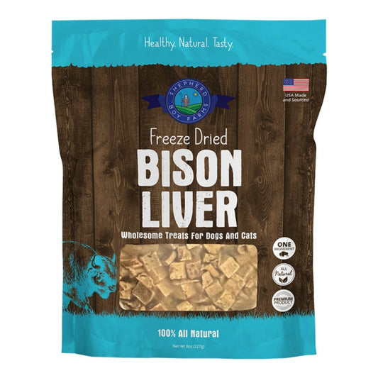 Shepherd Boy Farms Dog & Cat Freeze-Dried Bison Liver