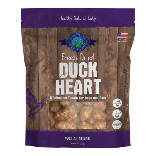 Shepherd Boy Farms Dog & Cat Freeze-Dried Duck Heart