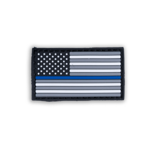 Boss Dog Tactical Collar Patch USA Thin Blue Line, One Size (Case of 6) Default Title