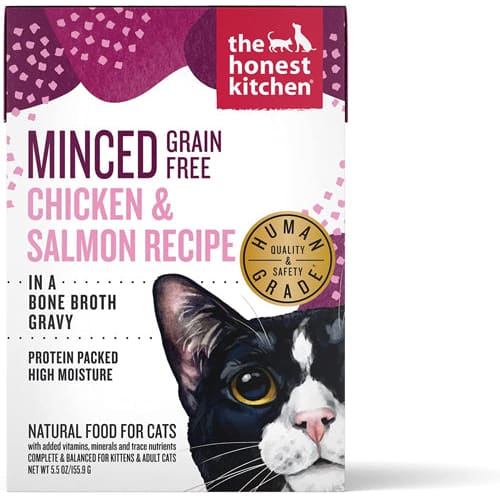 Honest Kitchen Cat Minced Chicken Salmon 5.5Oz