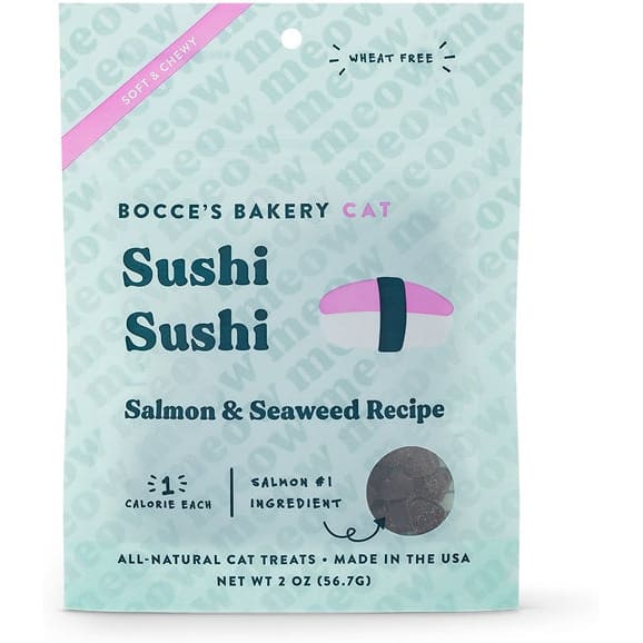 Bocces Bakery Sushi Sushi Soft and Chewy Cat Treats 2oz.