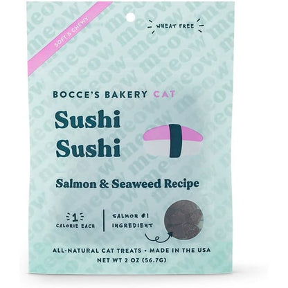 Bocces Bakery Sushi Sushi Soft and Chewy Cat Treats 2oz.
