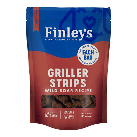 Finley's Dog Griller Strips Wild Boar 6oz.