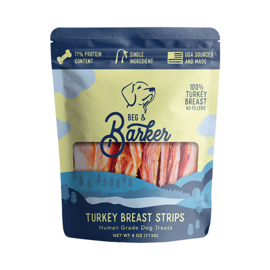 Beg & Barker Dog Strips Turkey Breast 4oz. Default Title