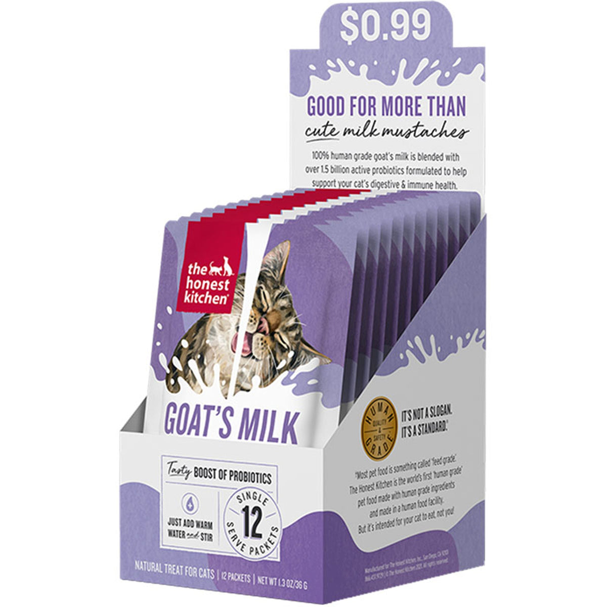 Honest Kitchen Cat Blend Goat Milk 12Ct
