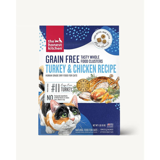 Honest Kitchen Cat Grain Free Dehydrated Turkey 2Lb