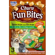 Inaba Churu Fun Bites 2.1Ozchkn Wraps Tuna 3Ct