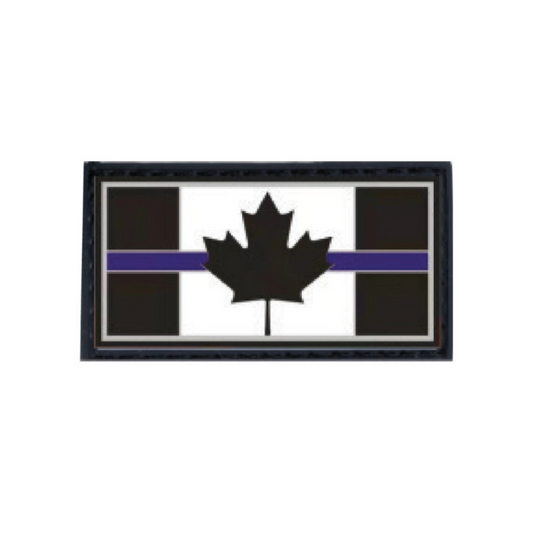Boss Dog Tactical Collar Patch Canadian Thin Blue Line, One Size (Case of 6) Default Title