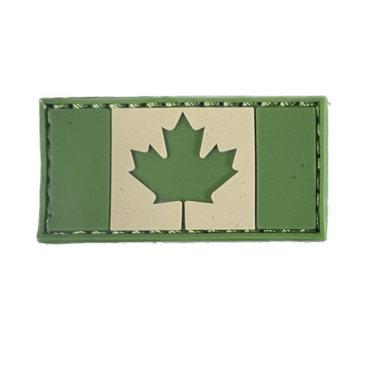 Boss Dog Tactical Collar Patch Green Canadian Flag, One Size (Case of 6) Default Title