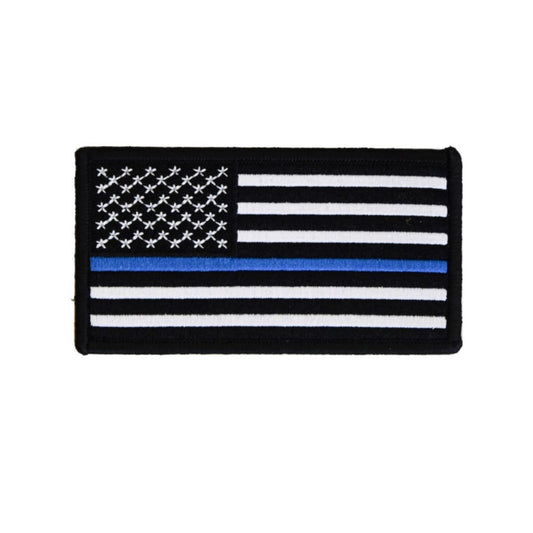 Boss Dog Tactical Harness Patch USA Thin Blue Line, 6ea/Large Default Title