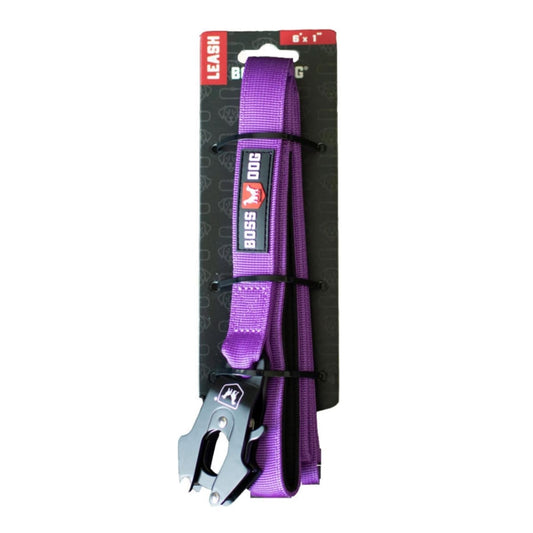 Boss Dog Tactical Dog Leash Purple, 1ea/6 ft Default Title