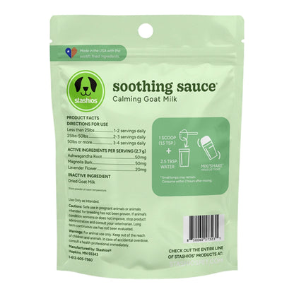 Stashios Dog Soothing Sauce Calming Goat Milk 3oz.