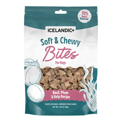 Icelandic Dog Beef & Plum Soft & Chewy Bites 2.82oz.