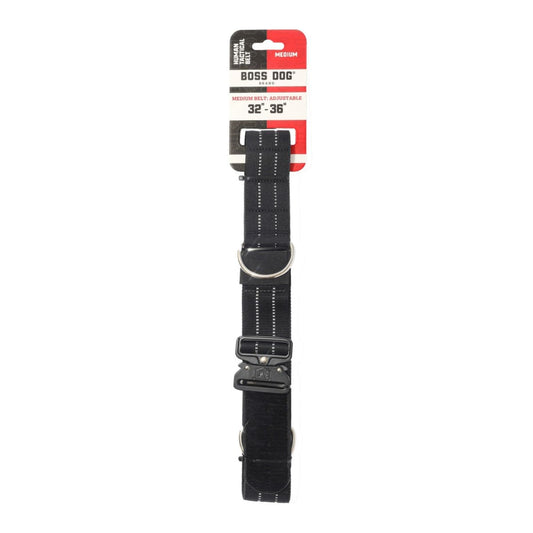 Boss Dog Human Boss Tactical Utility Dog Walker Belt Black, 1ea/MD (32-36In Waist)