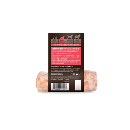 EARTH ANIMAL DOG NO HIDE ROLLS STRAWBERRIES & CREAM SMALL 20 COUNT