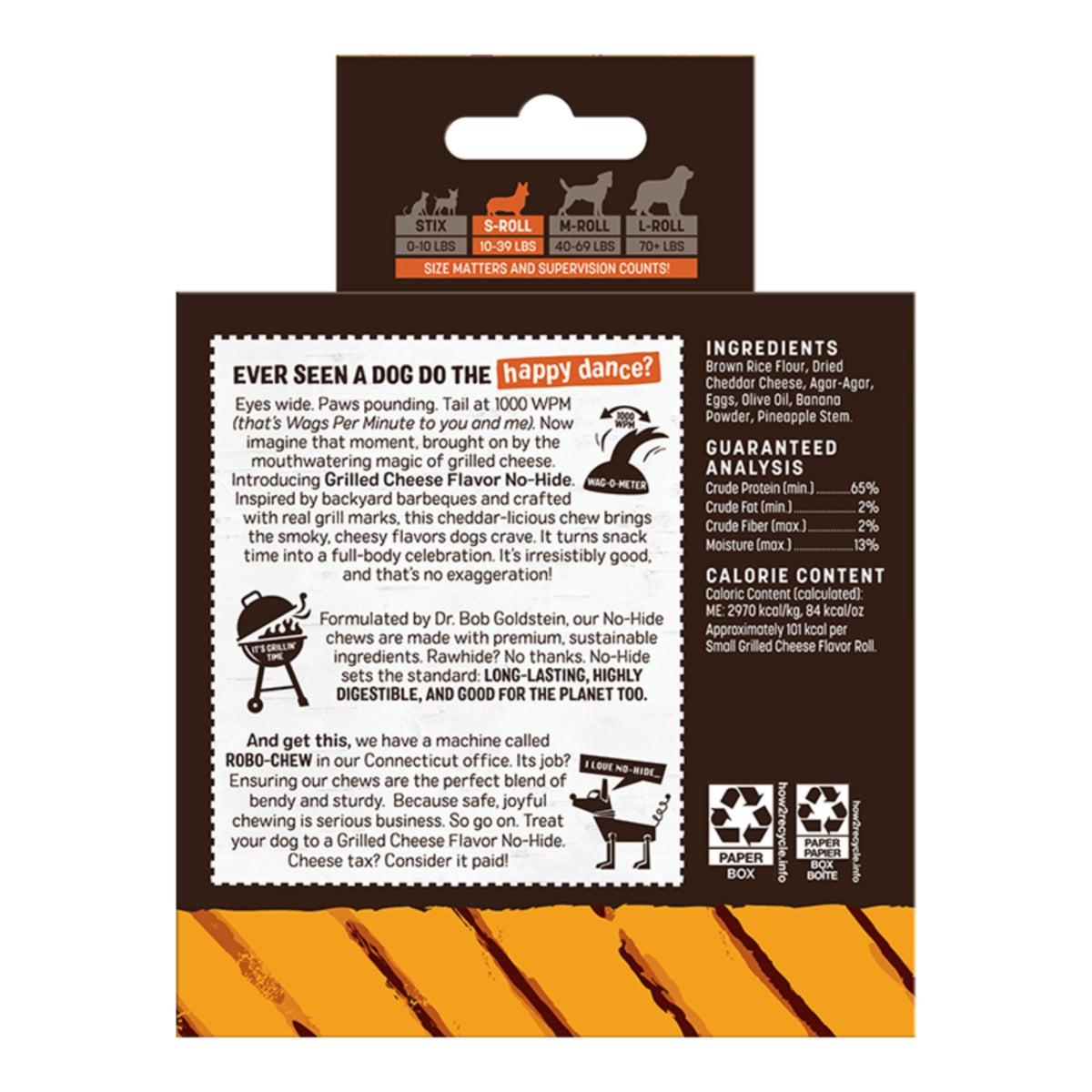 Earth Animal Dog No - Hide From The Grill Grilled Cheese Rolls Small Value Pack - 6 Pack