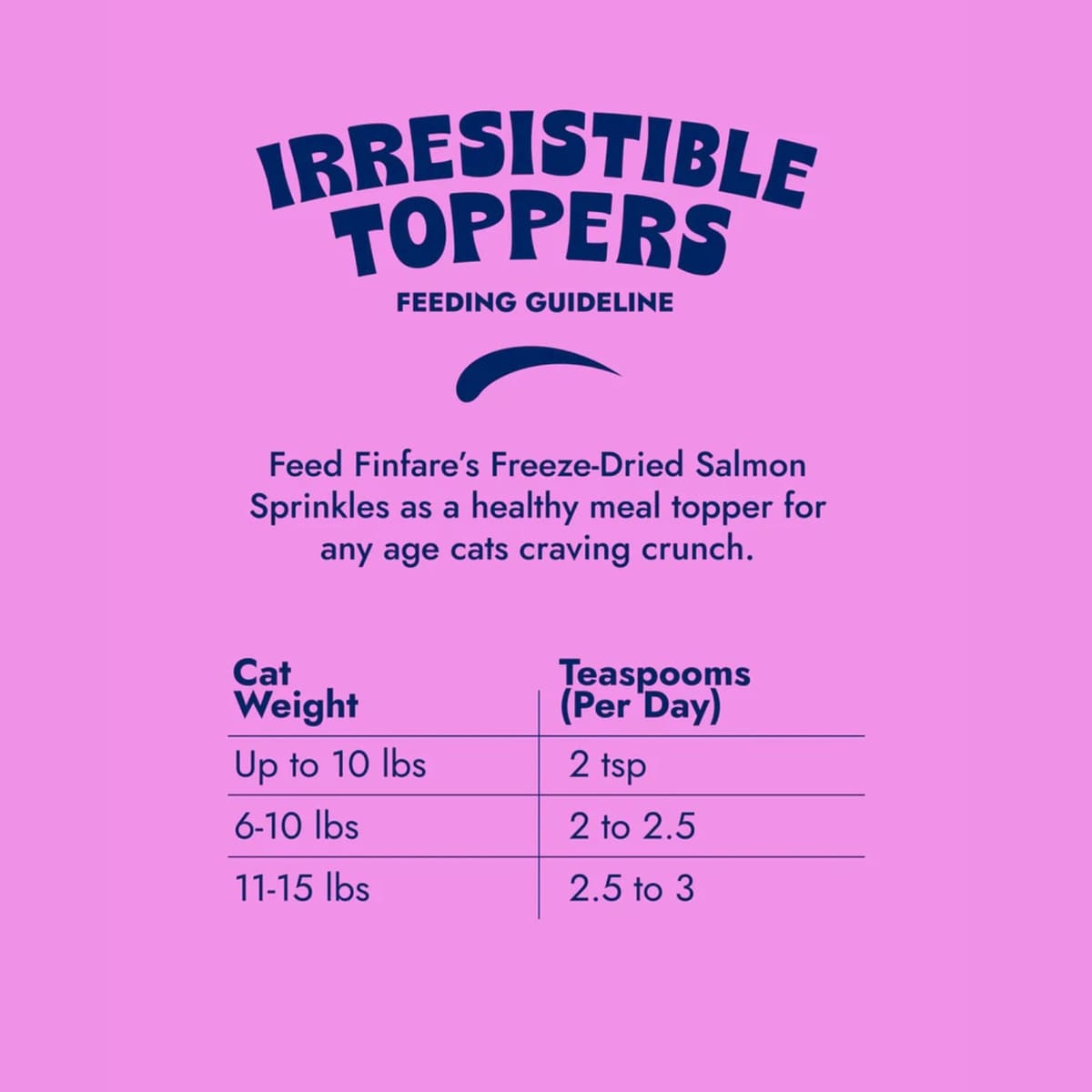 Finfare Cat 1.3oz. Freeze-dried Smoked Salmon Sprinkles Topper