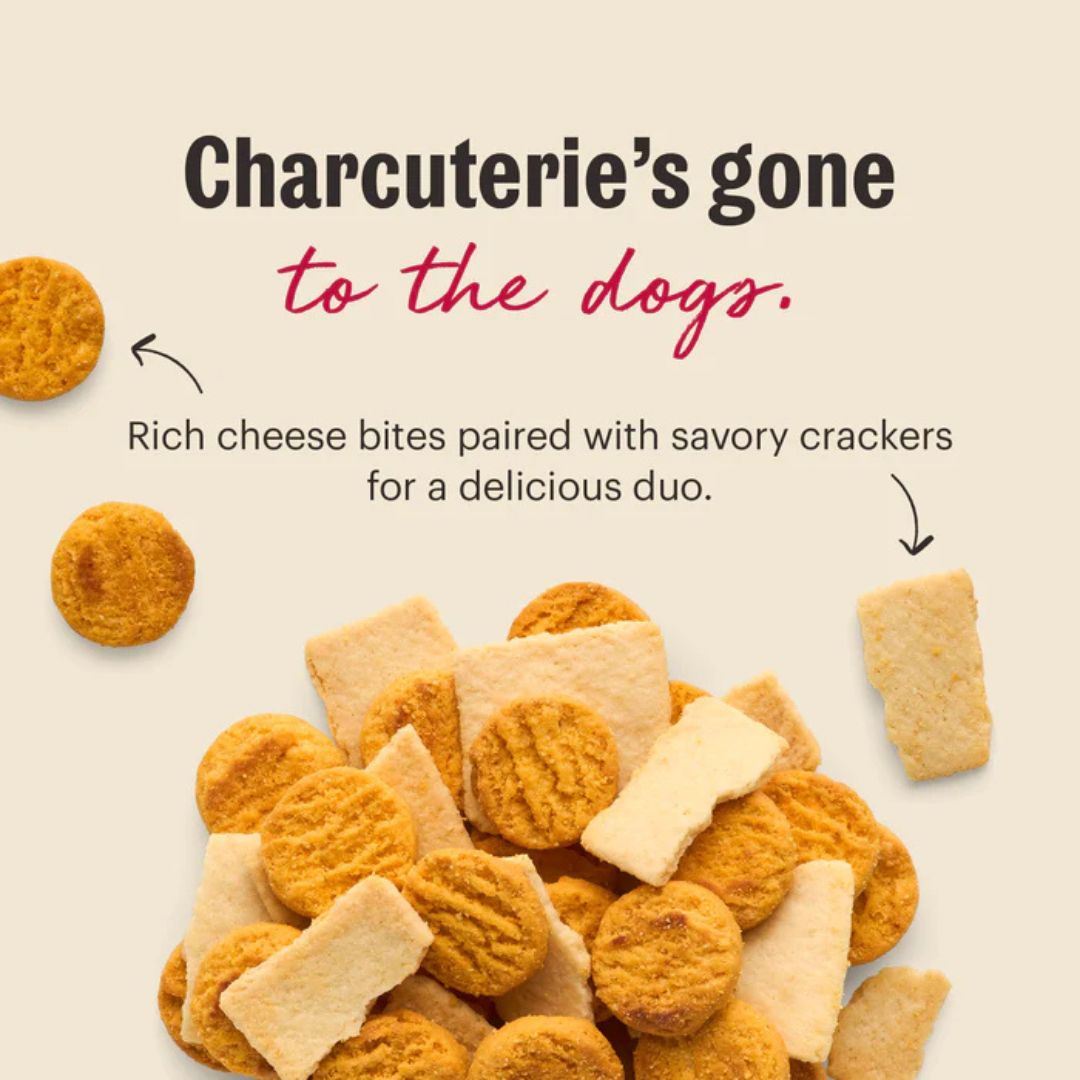 The Honest Kitchen Dog Cheese And Crackers Made With Cheddar & Beef Bone Broth 3.5oz. Pouch