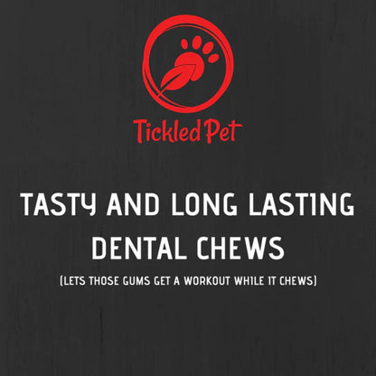 **Tickled Pet Dog 6oz. Salmon Skin Rolls