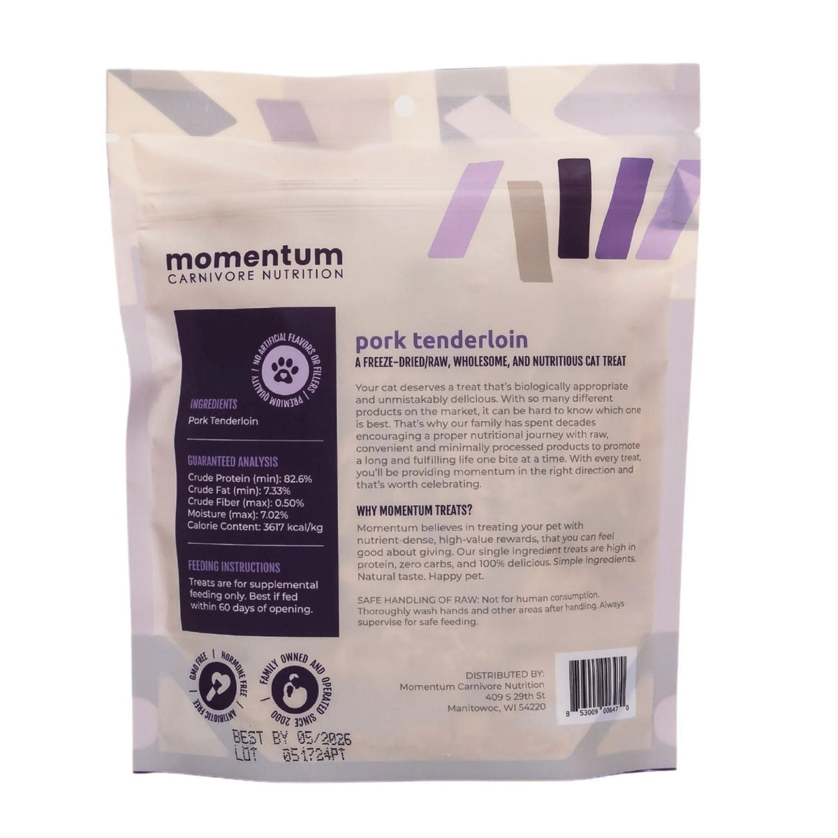 Momentum Carnivore Nutrition Cat 2.5oz. Pork Tenderloin