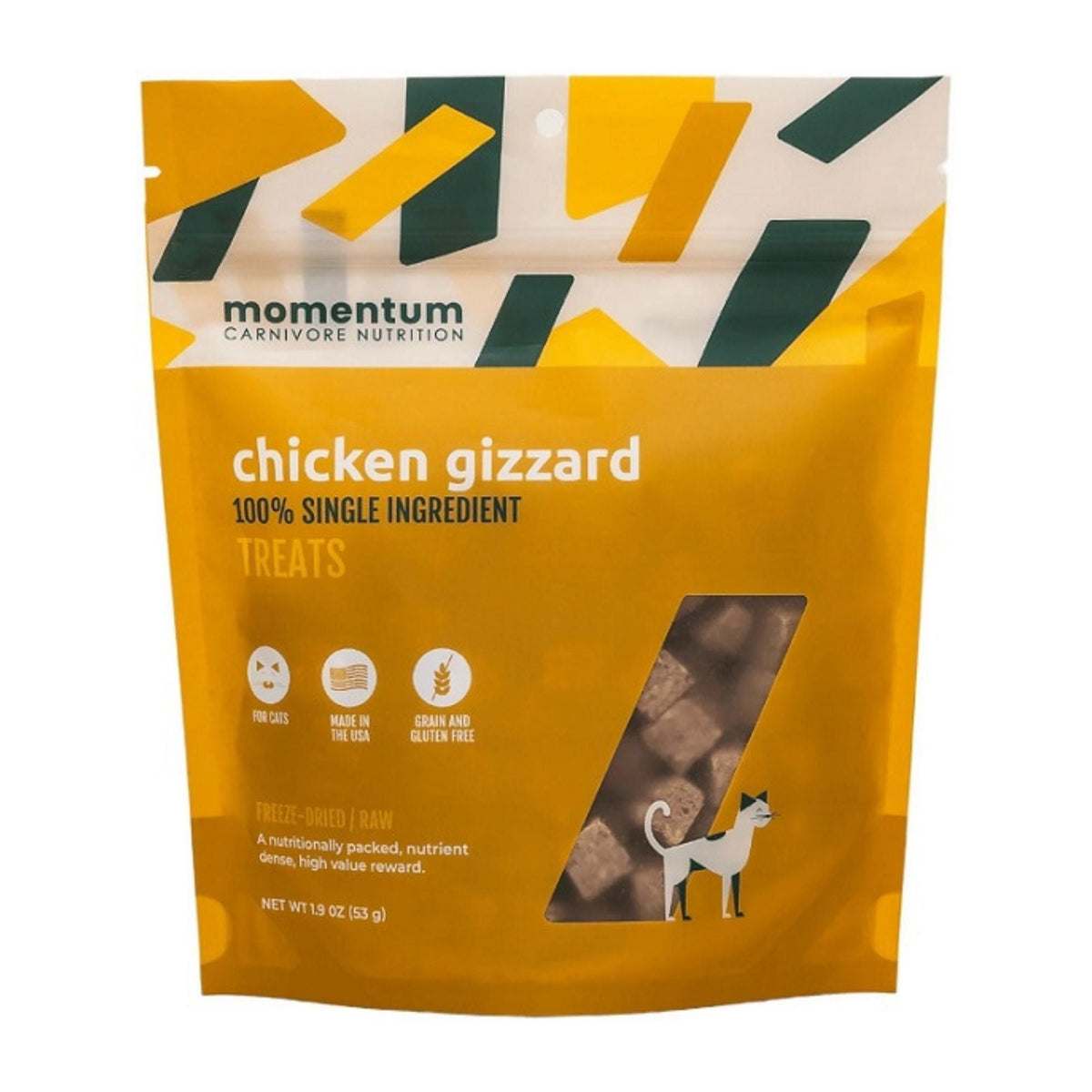 Momentum Carnivore Nutrition Cat 1.9oz. Chicken Gizzard