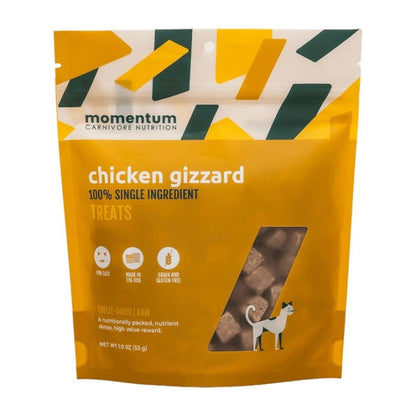 Momentum Carnivore Nutrition Cat 1.9oz. Chicken Gizzard