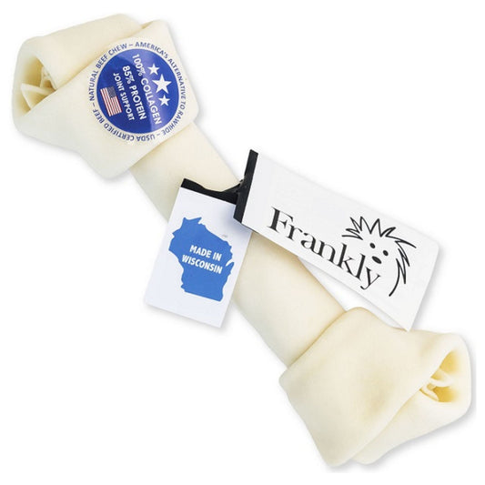 Frankly Dog Collagen Natural Large Knotted Bone