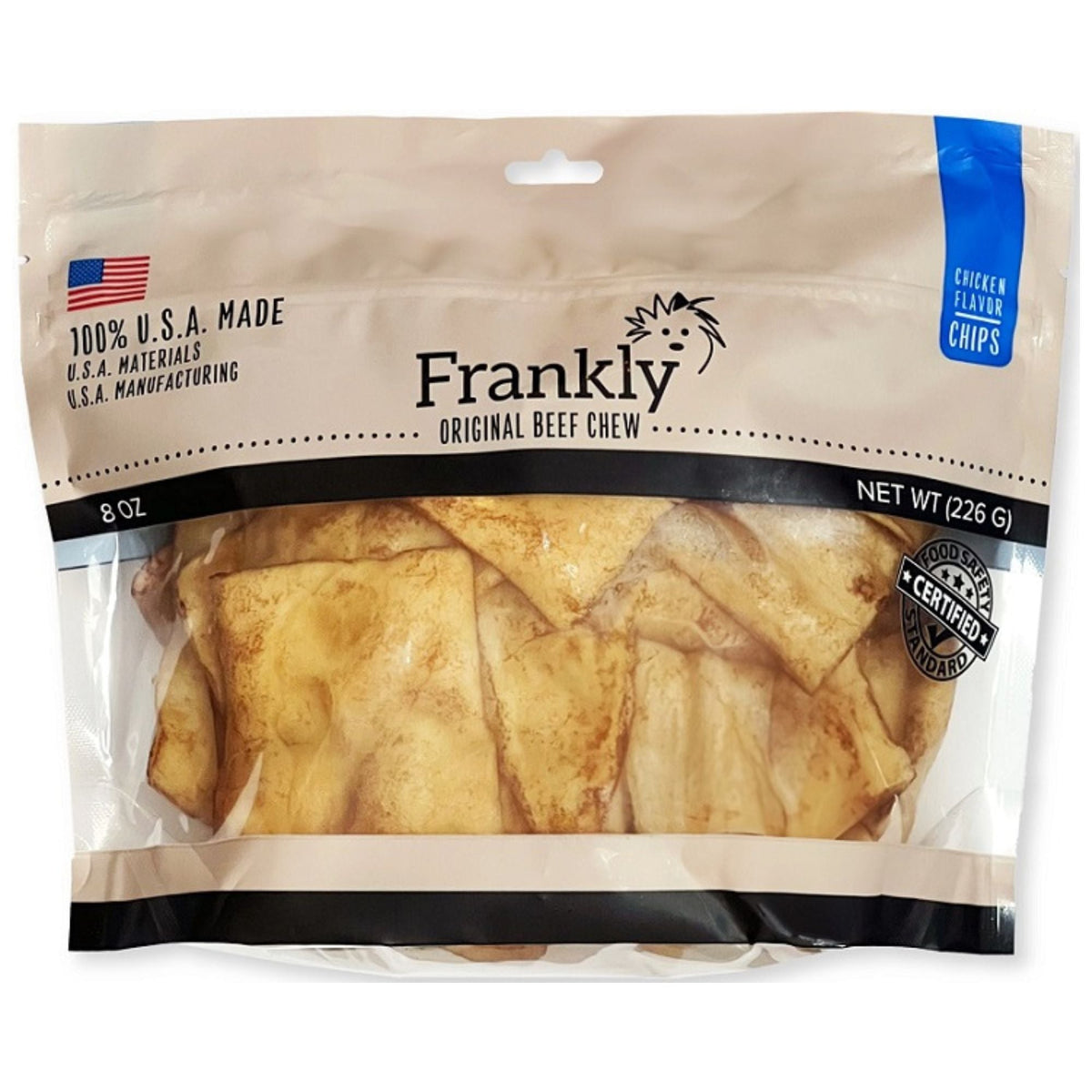 Frankly Dog Collagen Beef Chew Chips Chicken