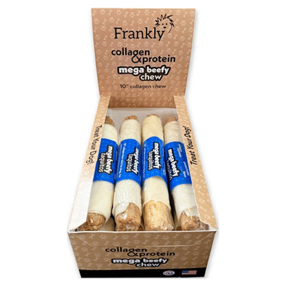 Frankly Dog 10" Peanut Butter Mega Beefy Taquito 8Ct Display Box